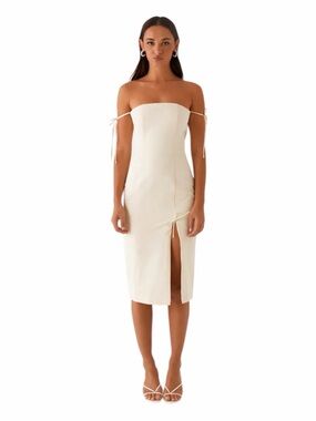 NWT Peppermayo Limelight Midi Dress - Lemon